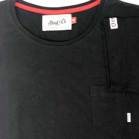 Black Pocket T-Shirt - Picture 3 of 5
